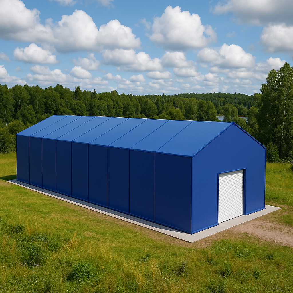Тентовый ангар 25x50